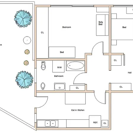 Apartmán Trastevere Porta Portese Řím